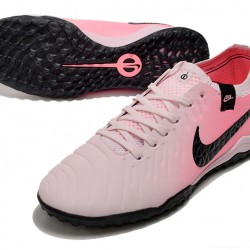 Nike Tiempo Legend 10 Elite TF Pink Black Women and Men Soccer Cleats