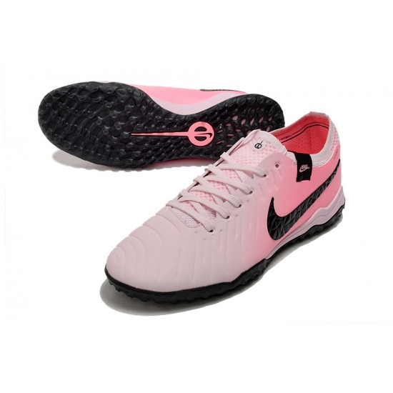 Order To Buy Nike Tiempo Legend 10 Elite TF Pink Black Women and Men Soccer Cleats Shop