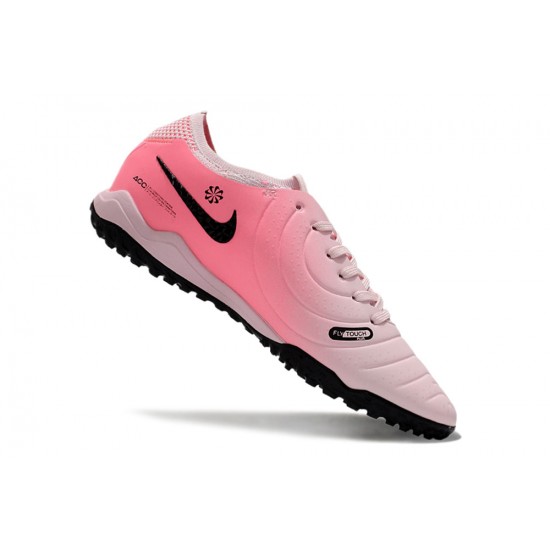 Order To Buy Nike Tiempo Legend 10 Elite TF Pink Black Women and Men Soccer Cleats Shop