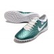 Click To Buy Nike Tiempo Legend 10 Elite TF Teal White Women and Men Soccer Cleats Shop Online