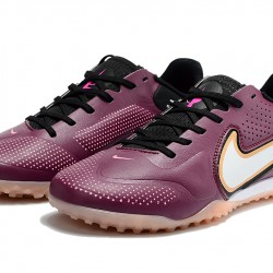 Nike React Tiempo Legend 9 Pro TF Low-Top Purple Pink Men Soccer Cleats 