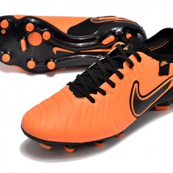 Nike Tiempo Legend 10 Elite FG Orange And Black Low Soccer Cleats