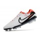 Nike Tiempo Legend 10 Elite FG Orange Black White Low Soccer Cleats