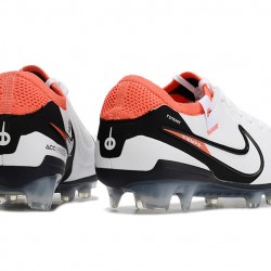 Nike Tiempo Legend 10 Elite FG Orange Black White Low Soccer Cleats