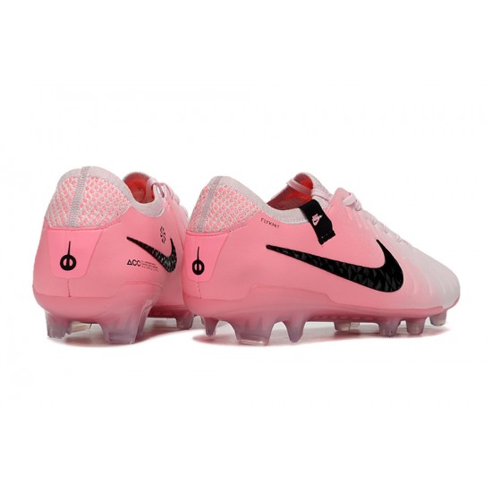 High Quality Nike Tiempo Legend 10 Elite FG Pink Black Low Soccer Cleats Online