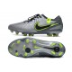 High Quality Nike Tiempo Legend 10 Elite FG Silver Green Black Green Low Soccer Cleats Online