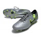 High Quality Nike Tiempo Legend 10 Elite FG Silver Green Black Green Low Soccer Cleats Online