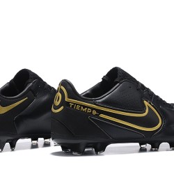 Nike Tiempo Legend 9 Elite FG Low-Top Black Men Soccer Cleats 