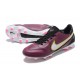 Shop the latest Nike Tiempo Legend 9 Elite FG Low-Top Purple White Men Soccer Cleats Shop