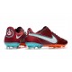 Nike Tiempo Legend 9 Elite FG Low-Top Red Blue Men Soccer Cleats 