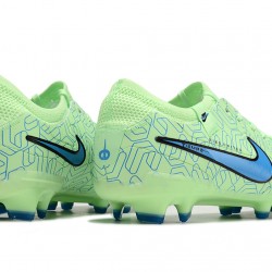 Nike Tiempo Legend 10 Elite FG Low Soccer Cleats Green Blue For Men 