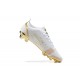 Nike Mercurial Vapor XIV Elite FG White Gold Low-top For Men Soccer Cleats 