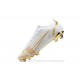 Nike Mercurial Vapor XIV Elite FG White Gold Low-top For Men Soccer Cleats 