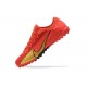 Nike Vapor 13 Pro TF Red Gold Black Low-top For Men Soccer Cleats 