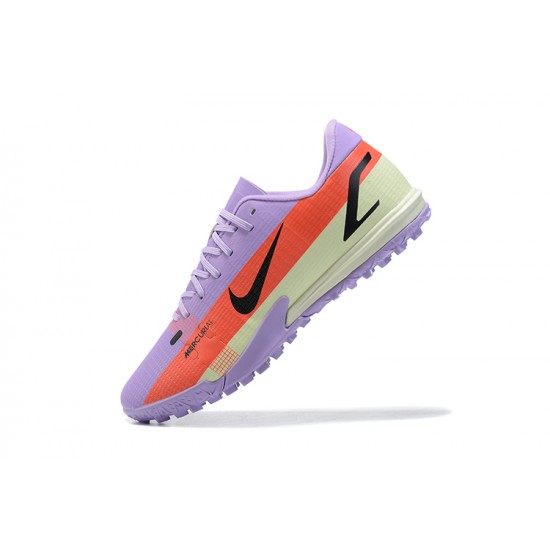 Sell Like Wild Fire Nike Vapor 14 Academy TF Purple Orange Black Beige Low-top For Men Soccer Cleats On Sale