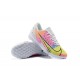 Buy And Seller Nike Vapor 14 Academy TF White Pink Yellow Black Low-top For Men Soccer Cleats Shop