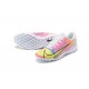 Buy And Seller Nike Vapor 14 Academy TF White Pink Yellow Black Low-top For Men Soccer Cleats Shop