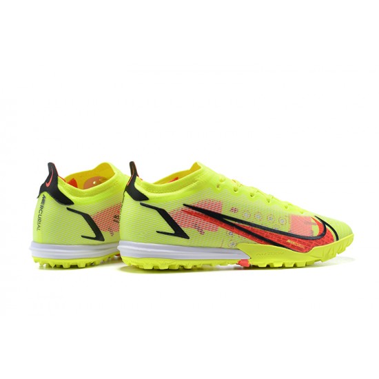 Salable Goods Nike Vapor 14 Academy TF Yellow Orange Black Low-top For Men Soccer Cleats Shop