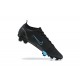 Nike Vapor 14 Elite FG Black Blue Low-top For Men Soccer Cleats 