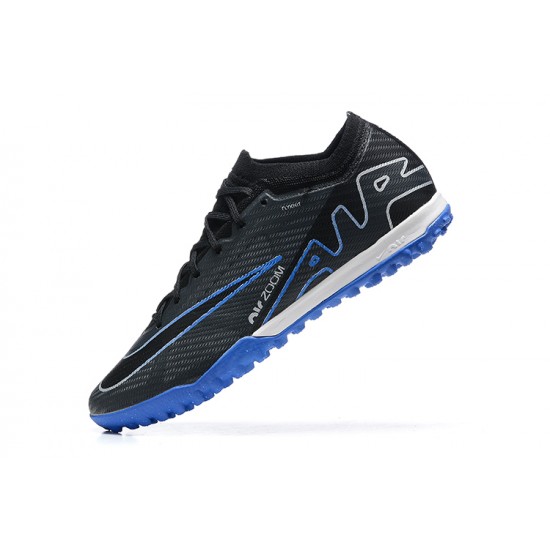 The Best Seller Nike Vapor 15 Academy TF Blue Black White For Men Low-top Soccer Cleats Sale