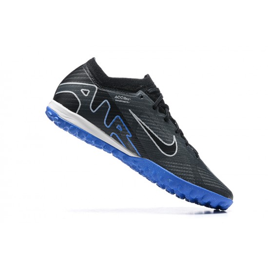 The Best Seller Nike Vapor 15 Academy TF Blue Black White For Men Low-top Soccer Cleats Sale