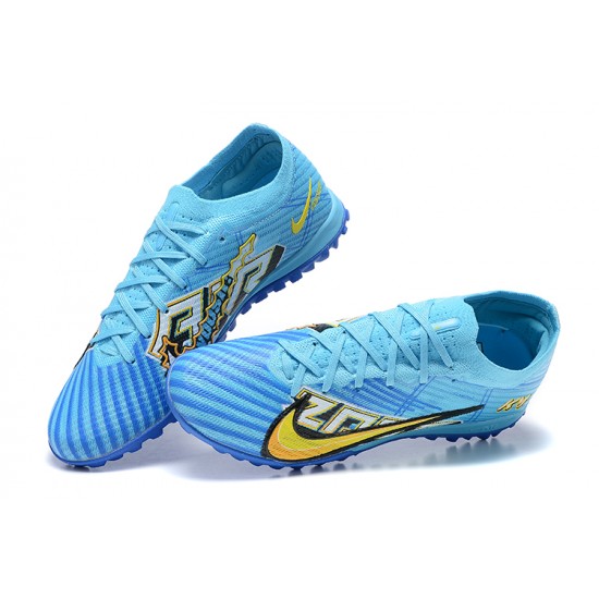 Shop the latest Nike Vapor 15 Academy TF Blue Black Yellow For Men Low-top Soccer Cleats Shop