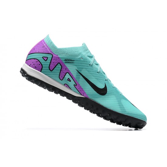 Our Top Picks Nike Vapor 15 Academy TF LightGreen Purple Black For Men Low-top Soccer Cleats Online