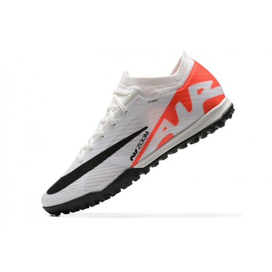 To Find A Ready Market Nike Vapor 15 Academy TF White Black Orange For Men Low-top Soccer Cleats For Sale