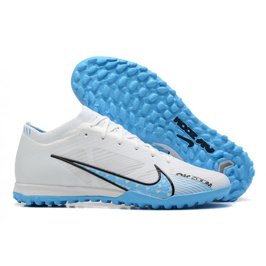 Buy And Seller Nike Vapor 15 Academy TF White Blue Black For Men Low-top Soccer Cleats Online Shop