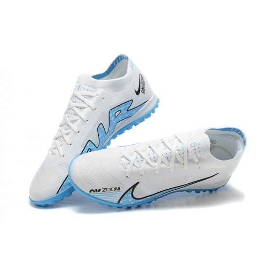 Buy And Seller Nike Vapor 15 Academy TF White Blue Black For Men Low-top Soccer Cleats Online Shop