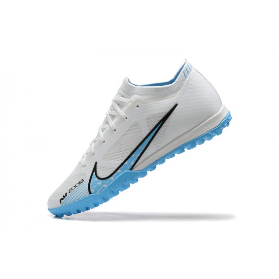 Buy And Seller Nike Vapor 15 Academy TF White Blue Black For Men Low-top Soccer Cleats Online Shop