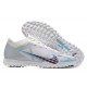 Shop Now Nike Vapor 15 Academy TF White Pink Blue For Men Low-top Soccer Cleats Sale