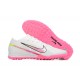 Goods That Sell Well Nike Vapor 15 Academy TF White Pink Yellow For Men Low-top Soccer Cleats For Sale