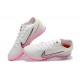 Goods That Sell Well Nike Vapor 15 Academy TF White Pink Yellow For Men Low-top Soccer Cleats For Sale