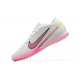 Goods That Sell Well Nike Vapor 15 Academy TF White Pink Yellow For Men Low-top Soccer Cleats For Sale