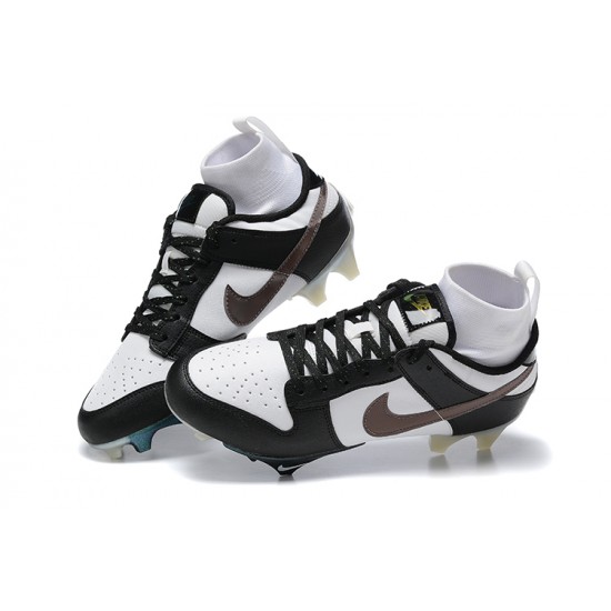 Nike Vapor Ede Dunk Panda DZ4890-001 White Black For Men Low-top Football Cleats 