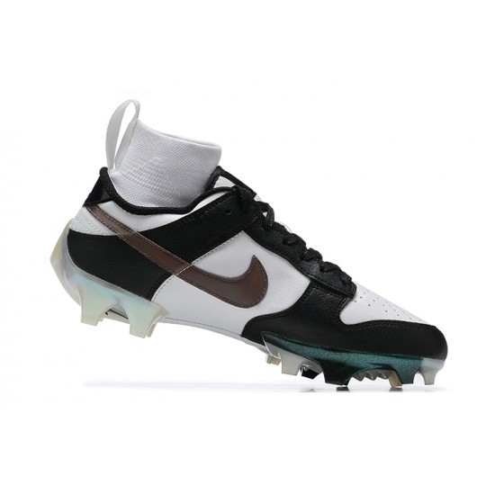 Nike Vapor Ede Dunk Panda DZ4890-001 White Black For Men Low-top Football Cleats 