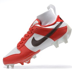 Nike Vapor Ede Dunk Panda White Red Black For Men High-top Football Cleats 