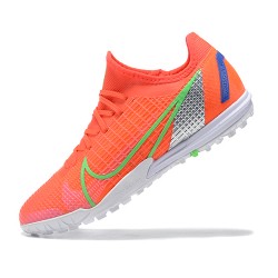 Nike Zoom Vapor 14 Pro TF Orange White Green Blue Low-top For Men Soccer Cleats 