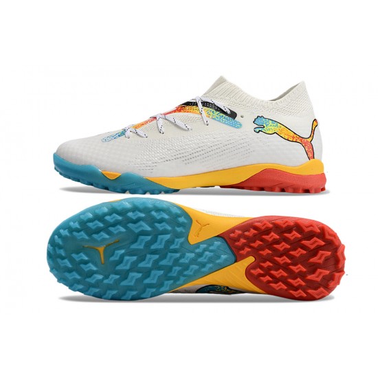 Discover the top-selling Puma Future 7 Ultimate TF White Multi Mens Soccer Cleats Online Shop