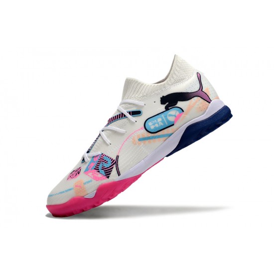 Discover the top-selling Puma Future 7 Ultimate TF White and Pink Mens Soccer Cleats Shop Online