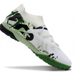 Puma Future 7 Ultimate TF White Green Men's Soccer Cleats