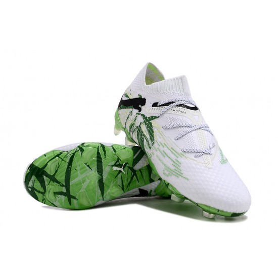 Best Quality Puma Future FG White Green Mens Soccer Cleats Online