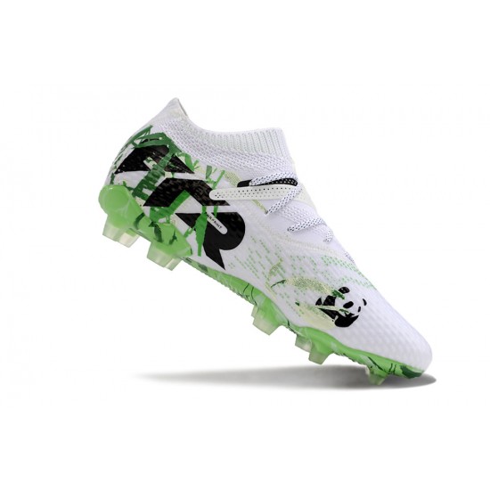 Best Quality Puma Future FG White Green Mens Soccer Cleats Online