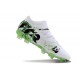 Best Quality Puma Future FG White Green Mens Soccer Cleats Online