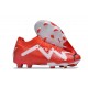 Sell Like Wild Fire Puma Future FG Red White Mens Soccer Cleats On Sale