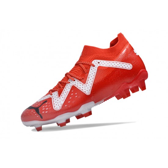 Sell Like Wild Fire Puma Future FG Red White Mens Soccer Cleats On Sale