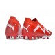 Sell Like Wild Fire Puma Future FG Red White Mens Soccer Cleats On Sale