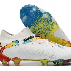 Puma Future FG White Multi Men's Soccer Cleats