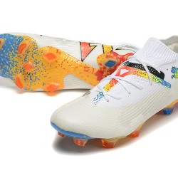 Puma Future FG White Orange Men's Soccer Cleats